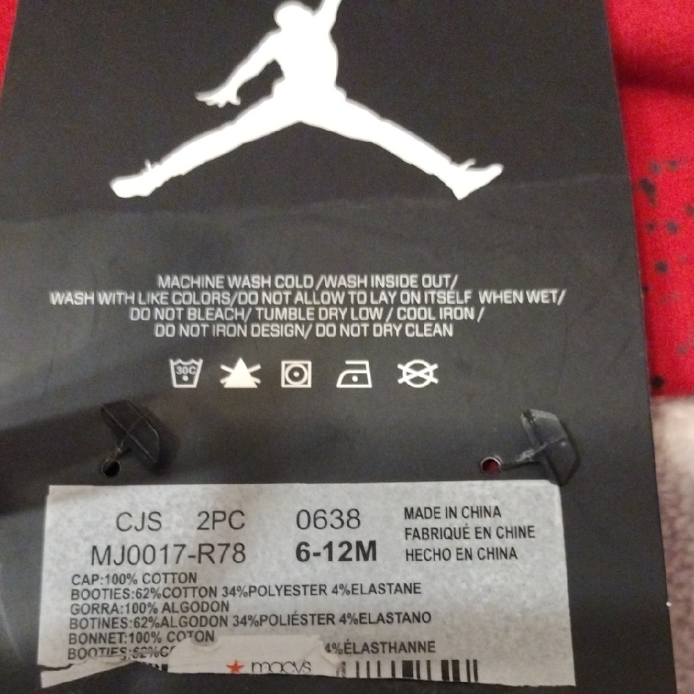 Nike Red Matching Hat Set - Picture 4 of 5